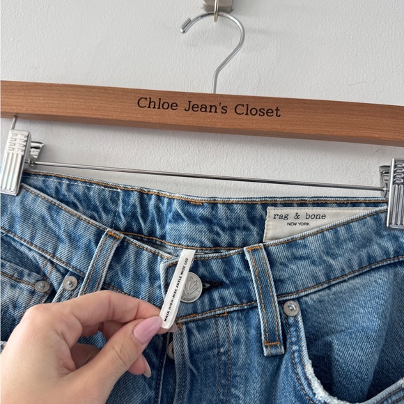 RAG & BONE Maya High Rise Ankle Wide Leg Jeans 28 - Picture 9 of 10